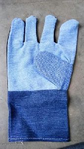 Cotton Jeans Hand Gloves