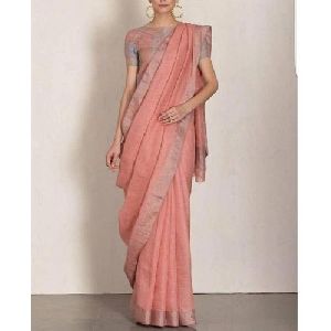 Designer Linen Saree