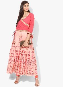 Two Piece Kurti Inner with Jacket