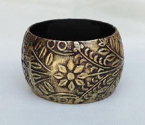 Metal Oxidised Napkin Ring