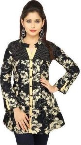 Ladies Floral Print Shirt