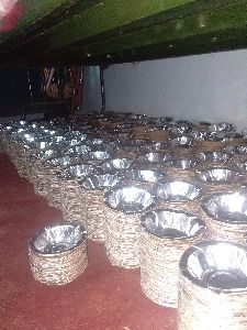 Silver Coated Paper Bowls