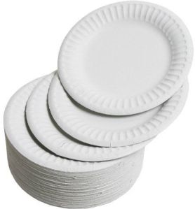 White Party Paper Plates