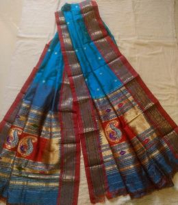 Pure silk handloom paithani duppatta