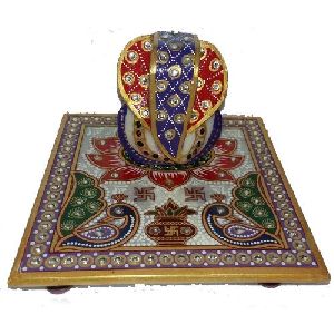 Designer Marble Ganpati Chowki