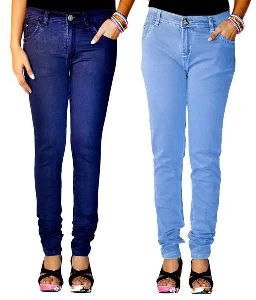 ladies plain jeans