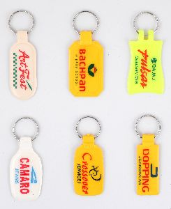 ABS Plastic Double Side Laminated Keychains