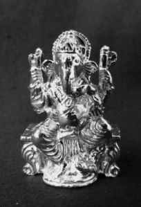 Silver Ganesh Idol