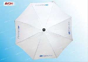 Polyester White Umbrella