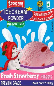 Ice Cream Mix Powder Fresh Strawberry Flavour