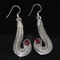 Garnet Gemstone Earring