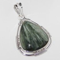 Seraphinite gemstone Pendant