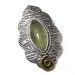 SILVER PREHNITE GEMSTONE PENDANT