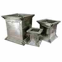 Pillar Shape gAlvanised Planter Old Look