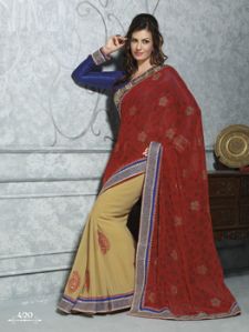 Embroidered Saree