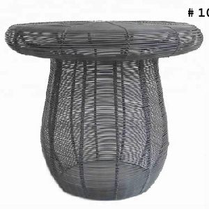 Metal wire garden stool furniture