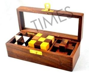 Wooden Puzzle Set Of 3