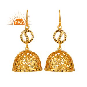 Silver Jhumka Earring