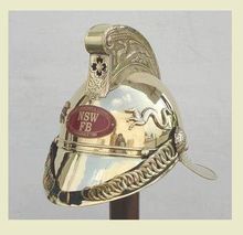 Brass Fireman Helmet
