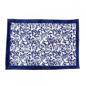 Tablemat Two Lotus Blue Table mat