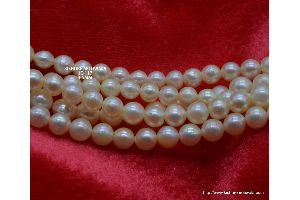 4-5 MM ROUND SHAPE CREAM COLOR JAPAN CULTURE PEARL BEADS