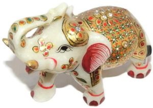 Antique Marble Elephant For Corporate Gifts