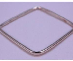 92.5 Square shape Silver Bangle Bracelet