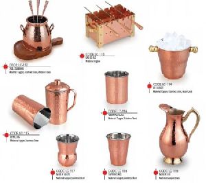 Copper SS Serving Utensils