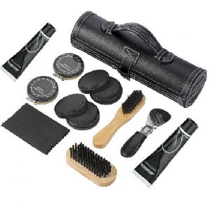 11 In 1 Travel Shoe Care Shine Brush Kit