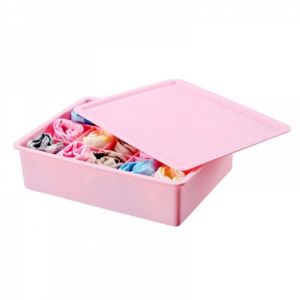 15 Grids Socks Makeup Storage Box