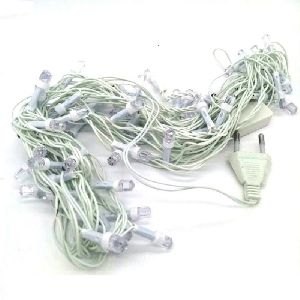 220V Diamond RGB LED String 72 Bulb