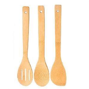 Bamboo Wooden Kitchen Laddle Tool