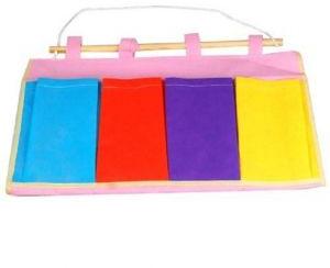 Wall Door Cloth Organizer: Multicolor