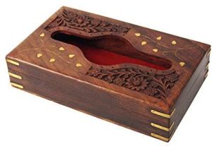 Wooden Tissue Box