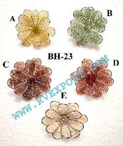 Glass Beads Brooch