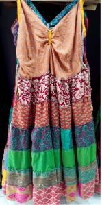 Old Sari Fabric Dress