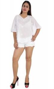 Short White Australian Summer New Design Tops