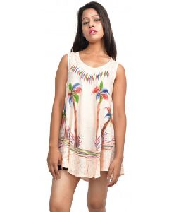 Tie dye Summer rayon top