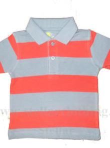 Kids Yarn Dyed Polo T-Shirt..