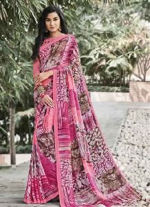 Georgette Printed Saree