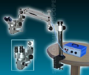 Portable Operating Microscope with Cold Light Source