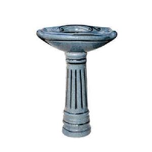 Grey Pedestal Wash Basin