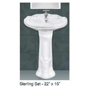 Sterling Pedestal Wash Basin