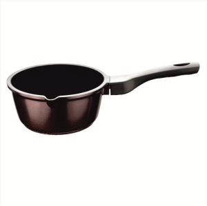 Di cast Glazy Maroon sauce pan