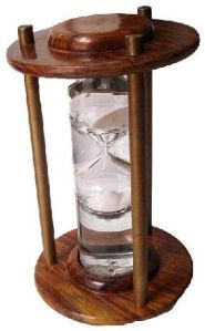 Antique Wooden Liquid Sand Timer