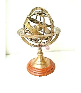 Brass Armillary Globe