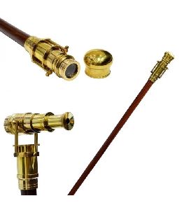 Brass Telescope Walking Stick