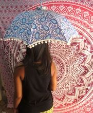 Cotton Mandala Handmade Parasole Sun Protection Umbrella