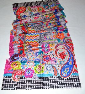 Popular silk digital print shawl