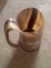 handmade buffalo horn drinking glasses